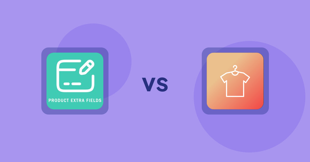 Shopify Metafield Apps: Product Extra Fields ‑Soronix vs. Laundry Symbols Clothing Care