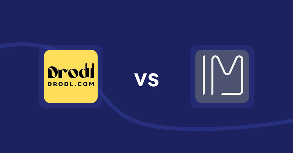 Shopify Product Display Apps: Drodl: Hide SoldOut Products vs Imersian ‑ Interior Visualizer