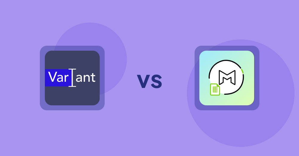 Shopify Metafield Apps: Variant Description OMG vs Mport ‑ Bulk Metafield Import