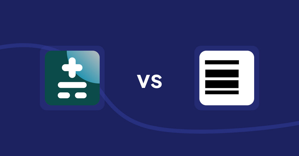 Shopify Metafield Apps: Metafields Custom Field Master vs Meta fields editor