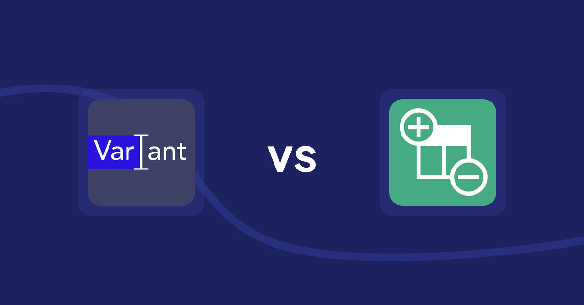 Shopify Metafield Apps: Variant Description OMG vs SWT Products Custom Fields