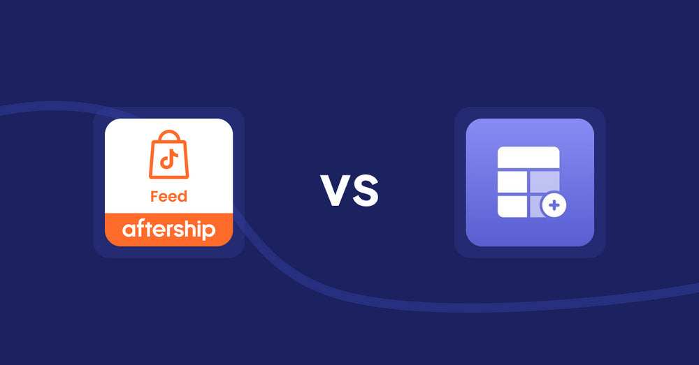 Shopify Product Display Apps: AfterShip Feed for TikTok Shop vs Eazy Specification Tags Table