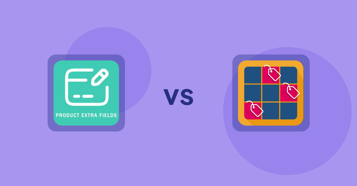 Shopify Metafield Apps: Product Extra Fields ‑Soronix vs [Soledis]HighlightsCollections