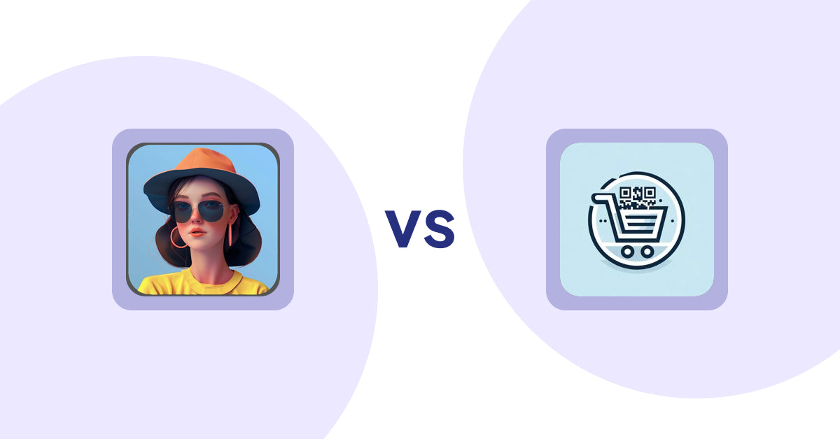 Shopify Product Display Apps: Fit it vs QR Cartify