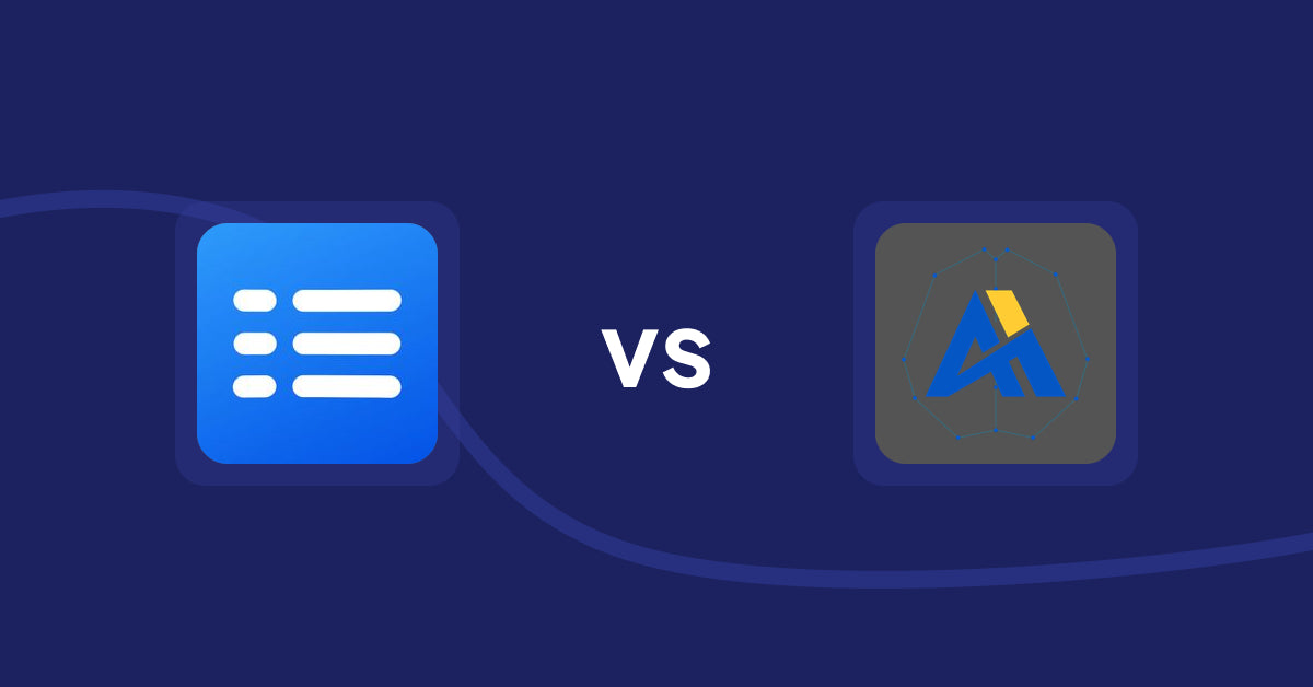 Shopify Metafield Apps: Easy Specification Table vs Digiware SmartMeta using AI