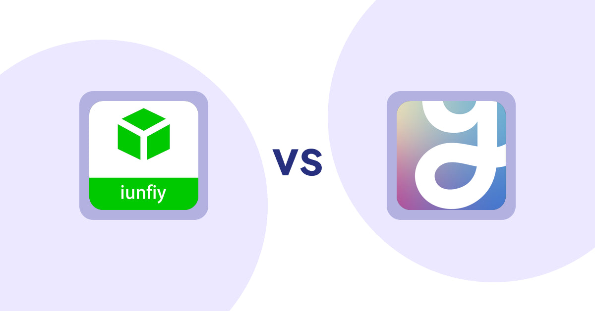 Shopify Product Display Apps: iunfiy • Related products vs Visual Merchandiser