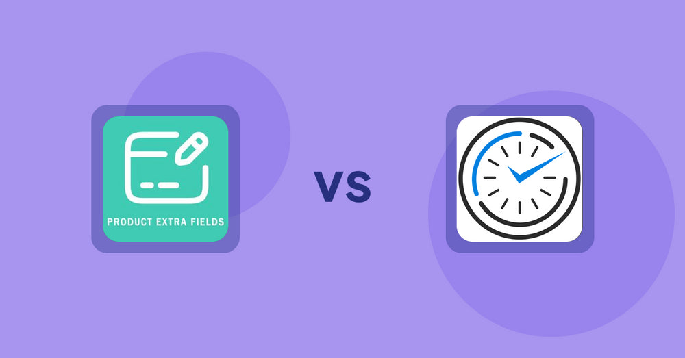 Shopify Metafield Apps: Product Extra Fields ‑Soronix vs StoreHours