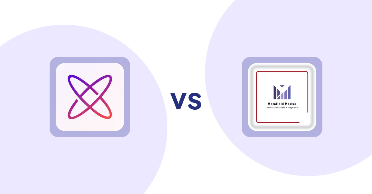 Shopify Metafield Apps: Helium Customer Fields vs Metafield Master