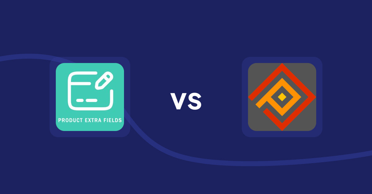 Shopify Metafield Apps: Product Extra Fields ‑Soronix vs Product Plus