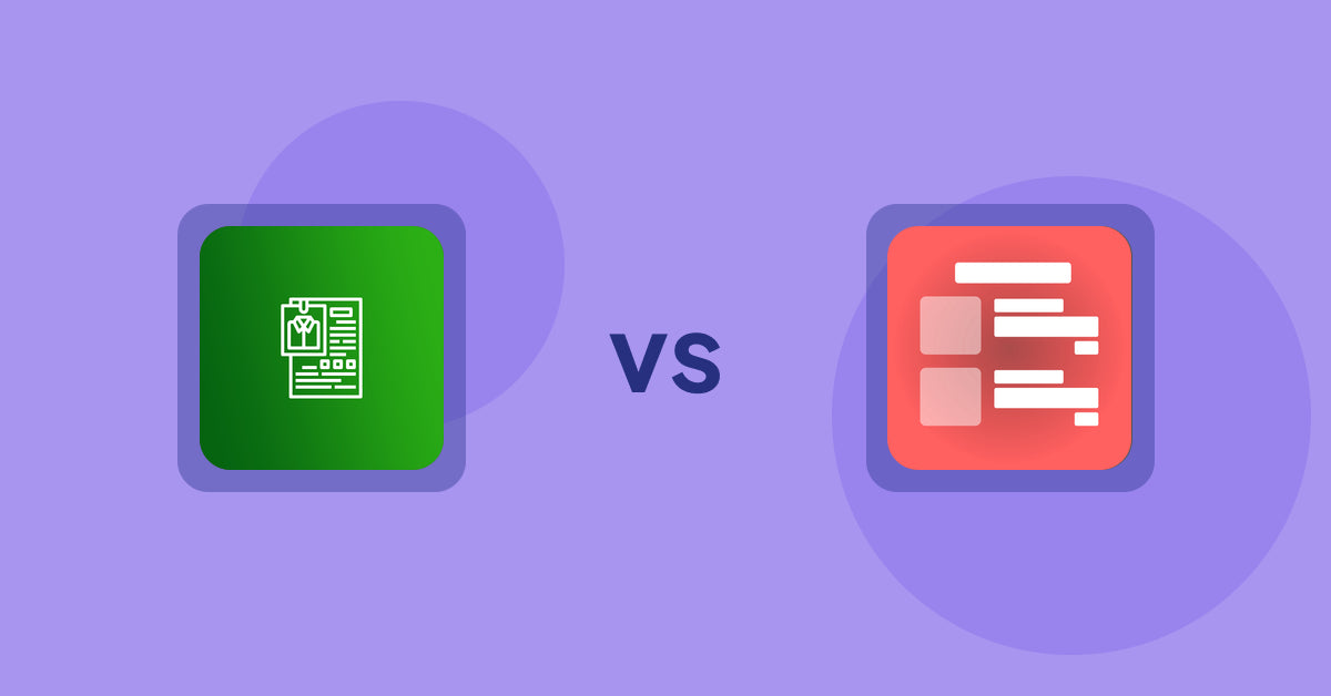 Shopify Product Display Apps: OC Product Size Chart vs Menulog