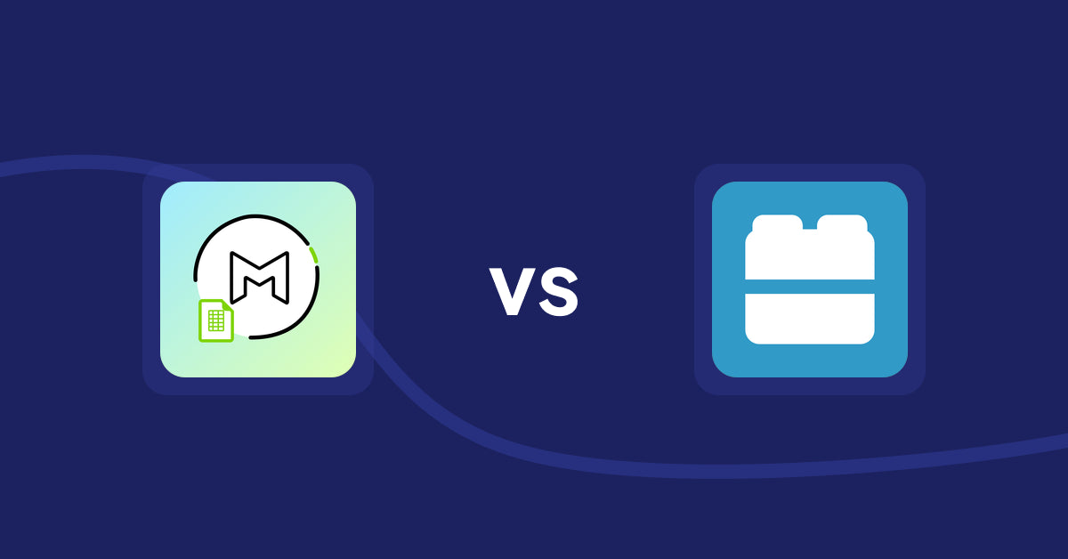 Shopify Metafield Apps: Mport ‑ Bulk Metafield Import vs Easy Metafields by DevCloud