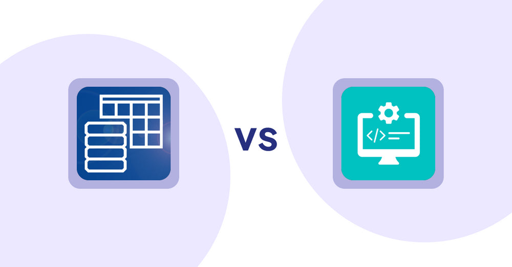 Shopify Metafield Apps: TablePress ‑ Data Tables vs CrawlApps Custom Metafields