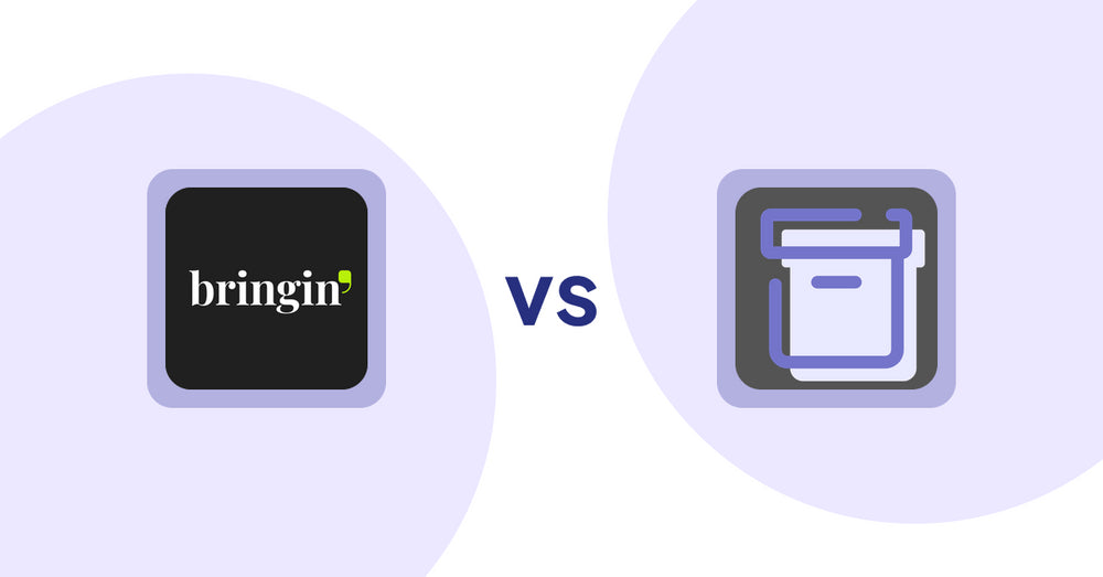 Shopify Product Display Apps: Bringin vs Shelfify