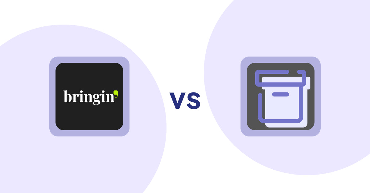 Shopify Product Display Apps: Bringin vs Shelfify