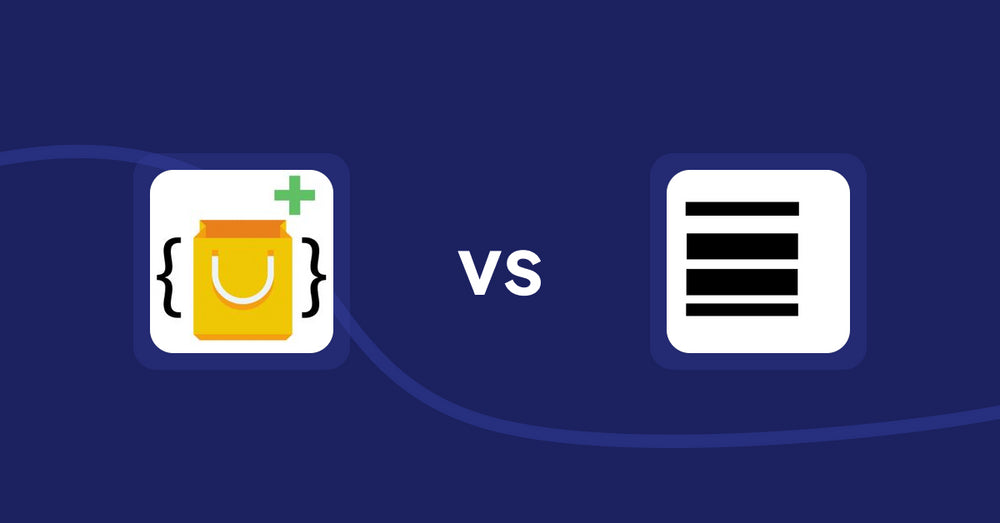 Shopify Metafield Apps: Metafields Plus vs. Meta fields editor