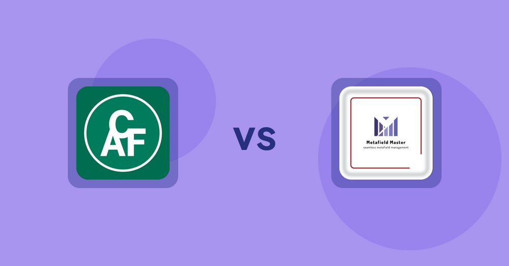 Shopify Metafield Apps: ACF: Metafields Custom Fields vs. Metafield Master