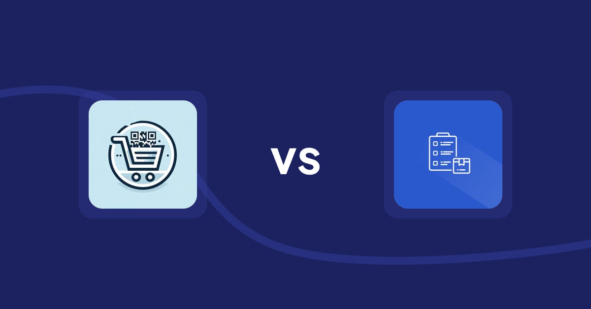 Shopify Product Display Apps: QR Cartify vs Addify - Products Table List