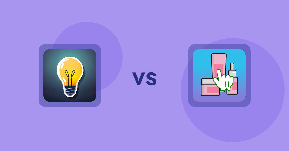 Shopify Metafield Apps: CopyZero ‑ AI Copy Writer vs Clickable Ingredients: Seetext