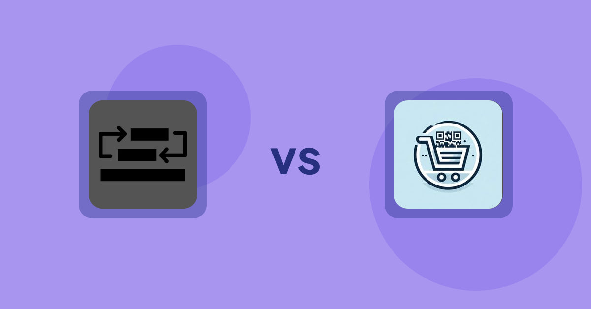 Shopify Product Display Apps: Sortyfi Collection Merchandise vs QR Cartify