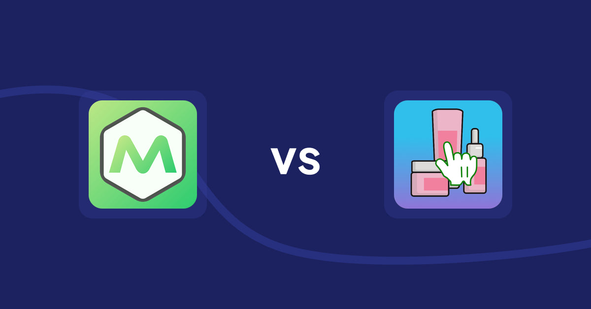 Shopify Metafield Apps: Metafields Guru vs Clickable Ingredients: Seetext