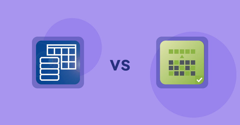 Shopify Metafield Apps: TablePress ‑ Data Tables vs #ProductReference