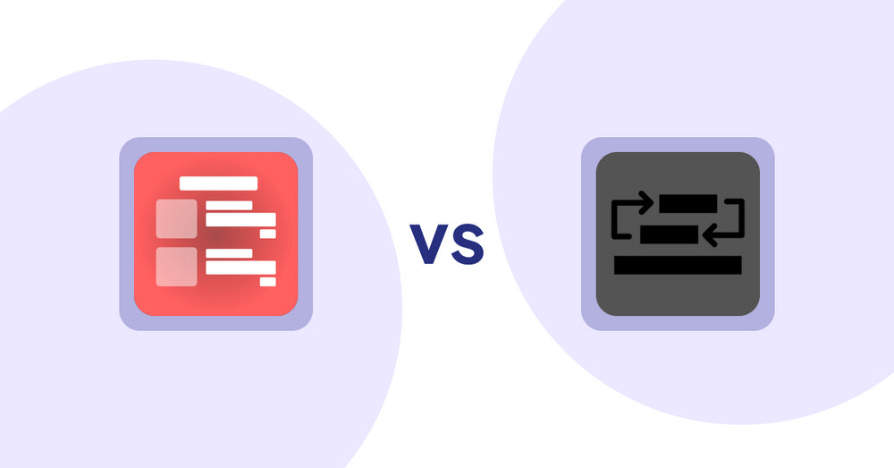 Shopify Product Display Apps: Menulog vs Sortyfi Collection Merchandise