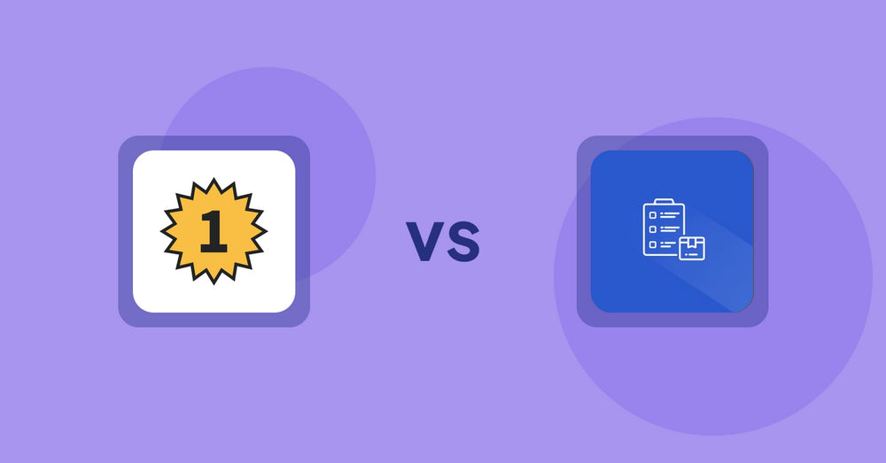 Shopify Product Display Apps: UR: Smart Ranking vs Addify ‑ Products Table List