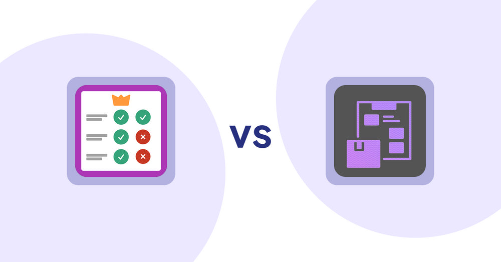 Shopify Product Display Apps: Pretty Comparison Tables vs TezPDF: Product Catalogs