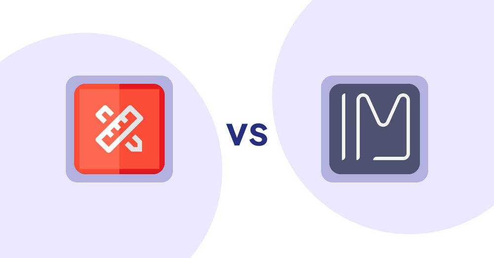 Shopify Product Display Apps: RT: Size Chart, Size Guide vs. Imersian ‑ Interior Visualizer