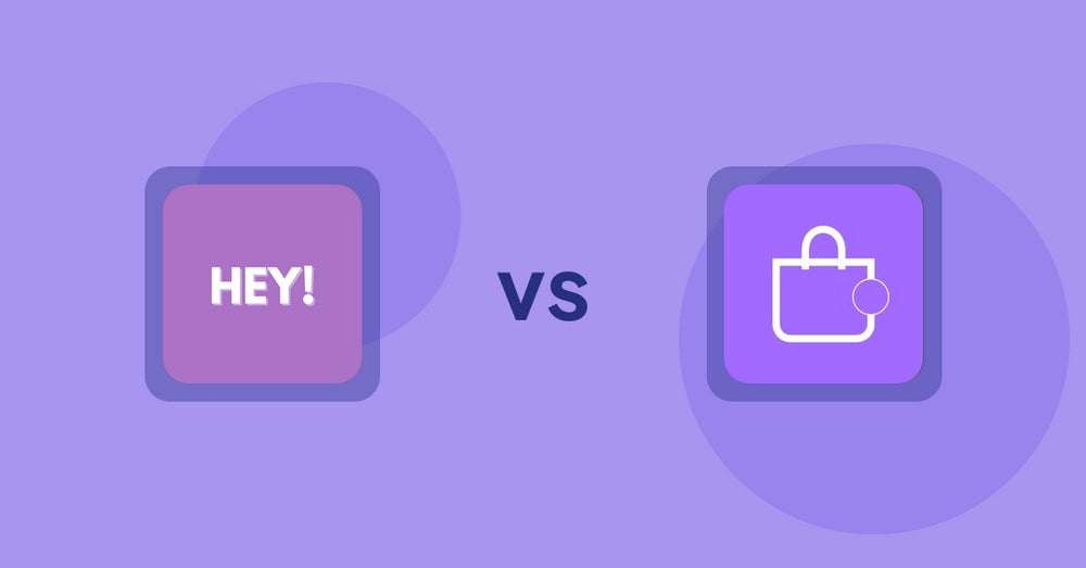 Shopify Product Display Apps: Hey! Product Page Banner & Text vs ShowMe: Product Showcases