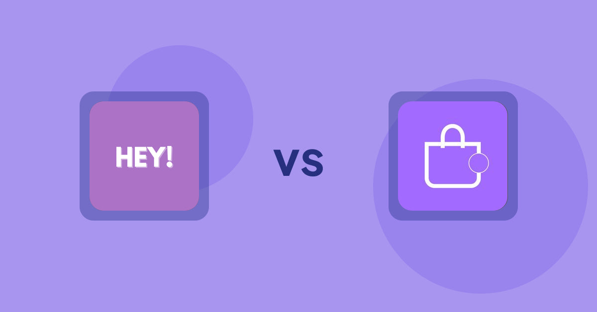 Shopify Product Display Apps: Hey! Product Page Banner & Text vs ShowMe: Product Showcases