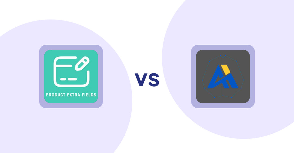 Shopify Metafield Apps: Product Extra Fields ‑Soronix vs Digiware SmartMeta using AI