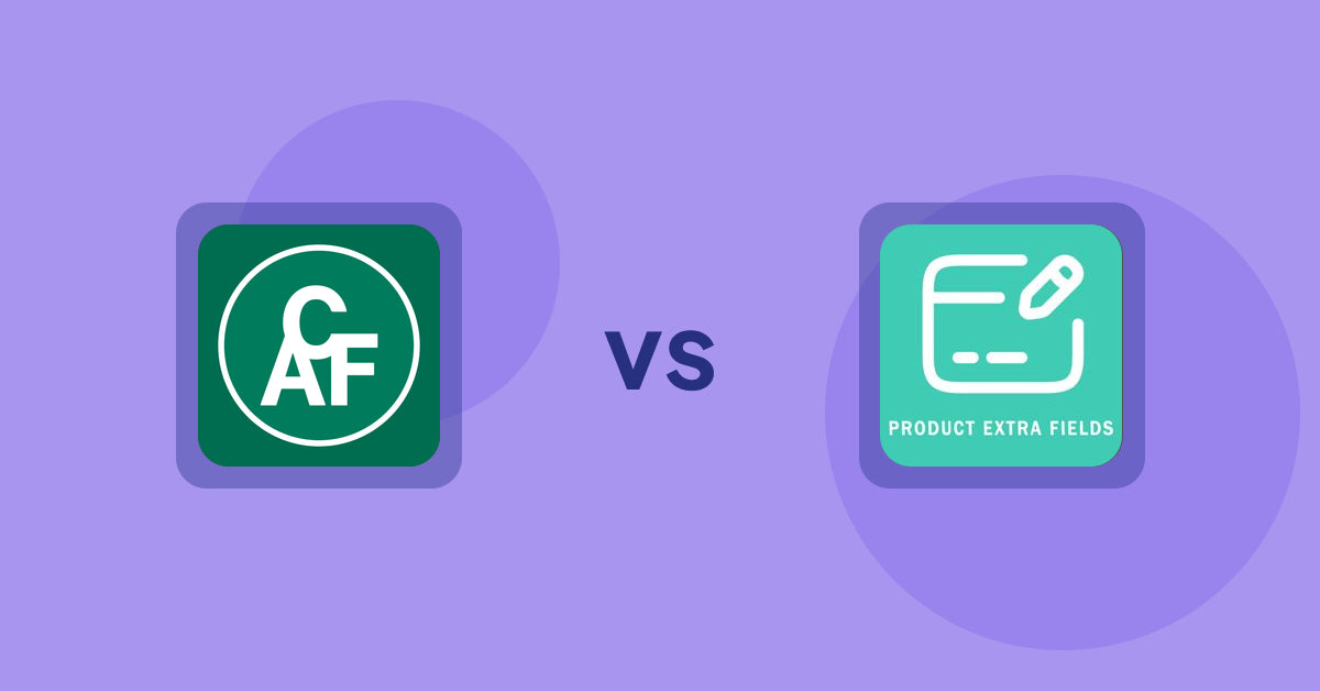 Shopify Metafield Apps: ACF: Metafields Custom Fields vs Product Extra Fields ‑Soronix