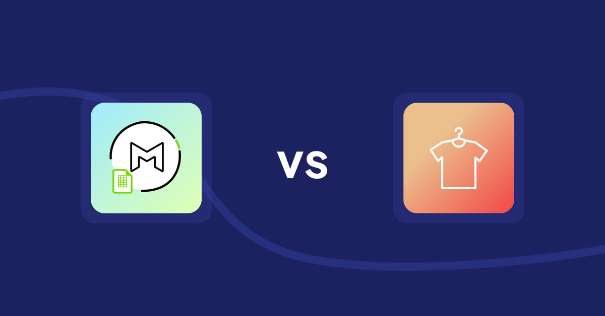 Shopify Metafield Apps: Mport ‑ Bulk Metafield Import vs Laundry Symbols Clothing Care