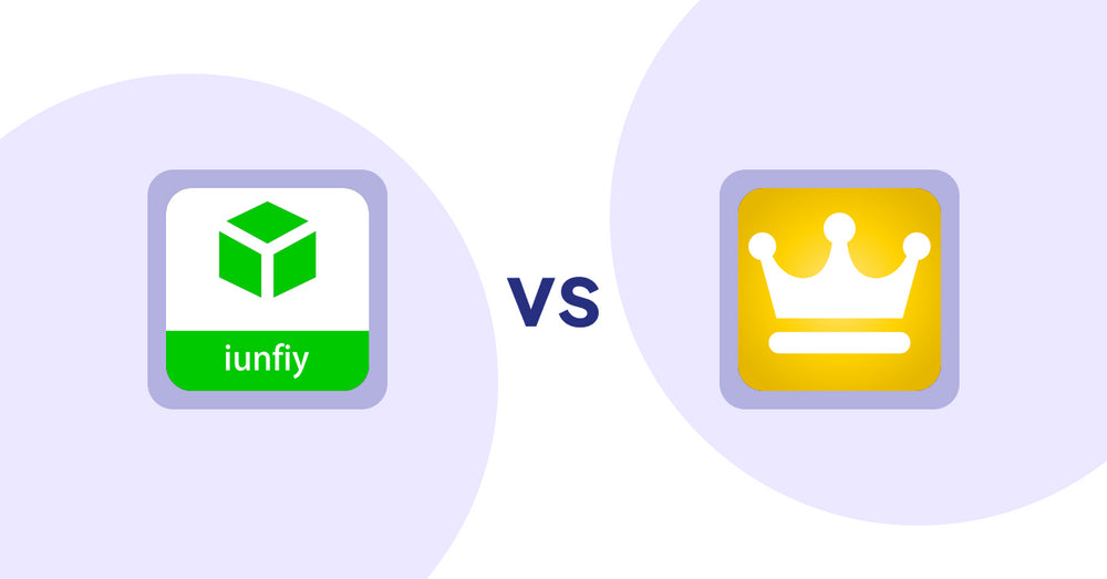 Shopify Product Display Apps: iunfiy • Related Products vs Awesome Ranking