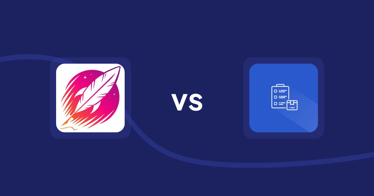 Shopify Product Display Apps: Wordsmith: Content Generator vs Addify ‑ Products Table List