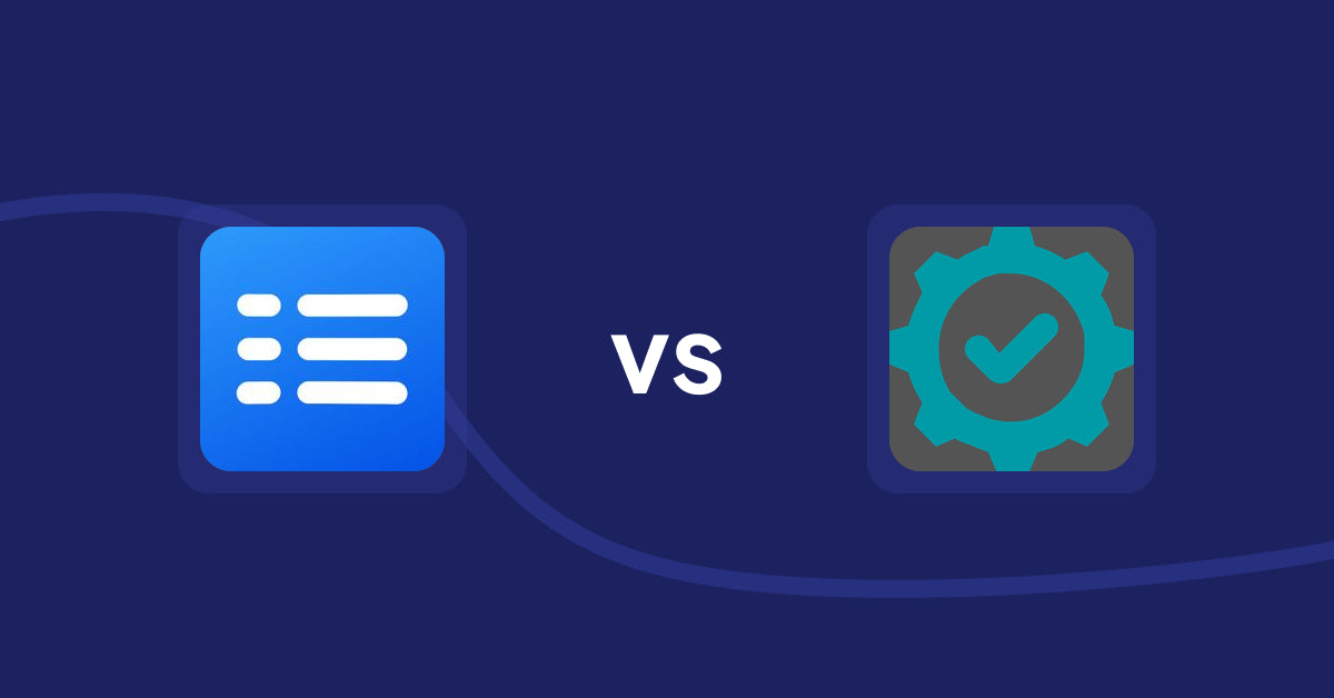 Shopify Metafield Apps: Easy Specification Table vs ProductVogue