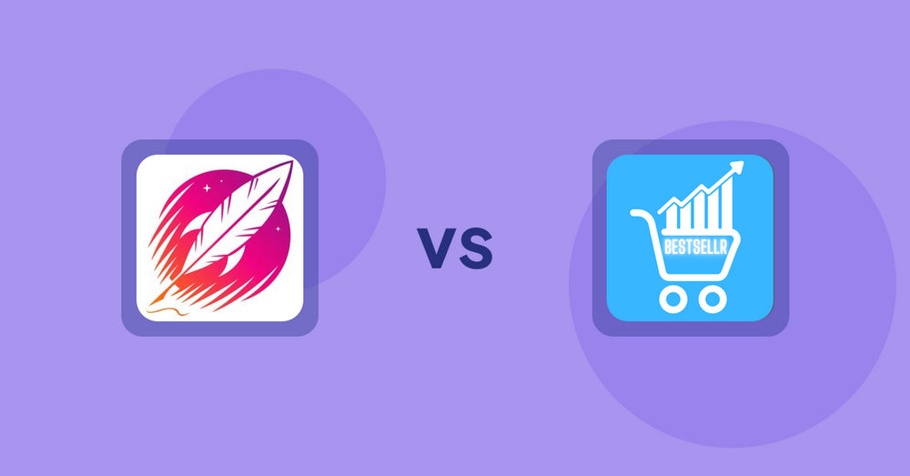 Shopify Product Display Apps: Wordsmith: Content Generator vs Bestsellr