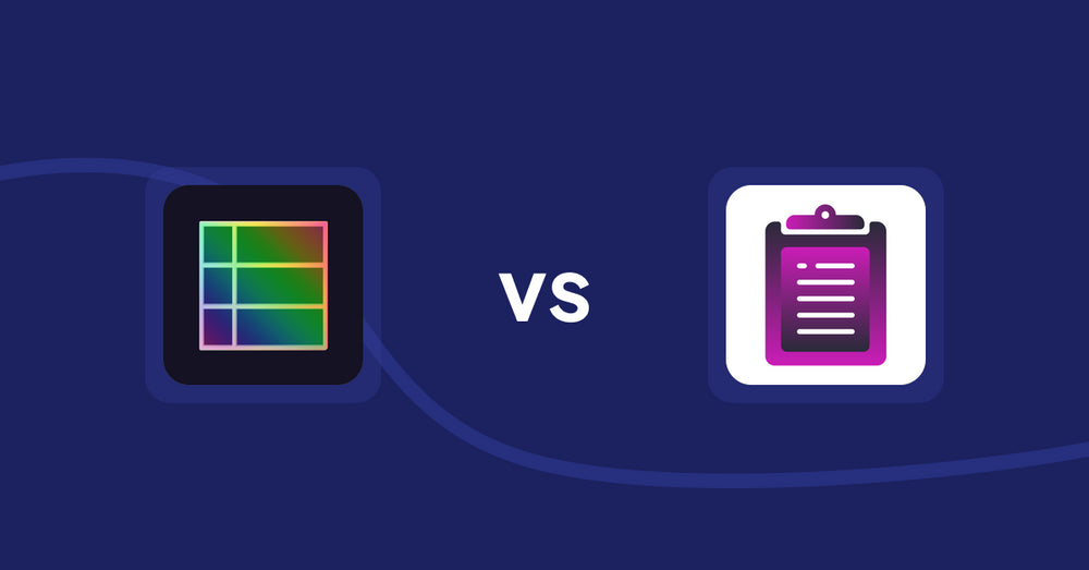 Shopify Metafield Apps: TableFlow Specification Table vs Xtra Info ‑ Emphasize Values