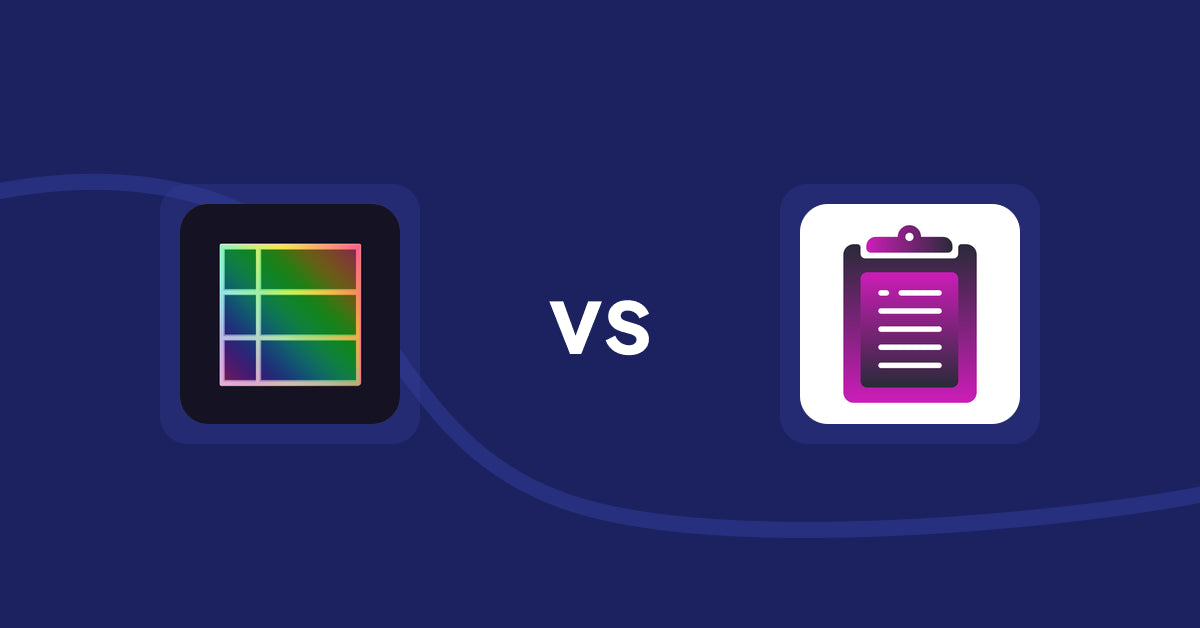 Shopify Metafield Apps: TableFlow Specification Table vs Xtra Info ‑ Emphasize Values