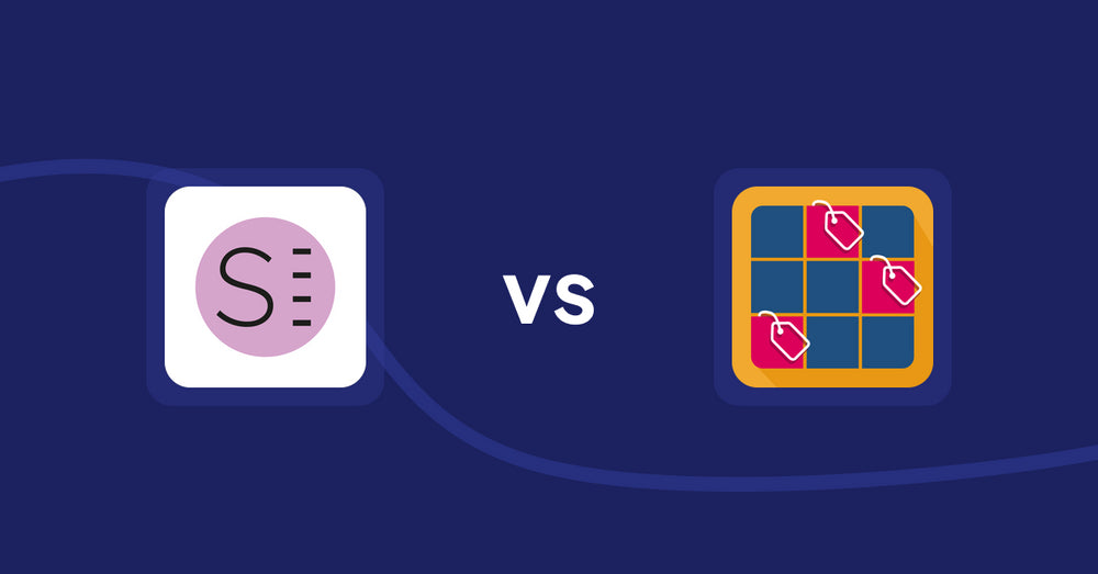 Shopify Metafield Apps: SizeMe vs [Soledis]HighlightsCollections