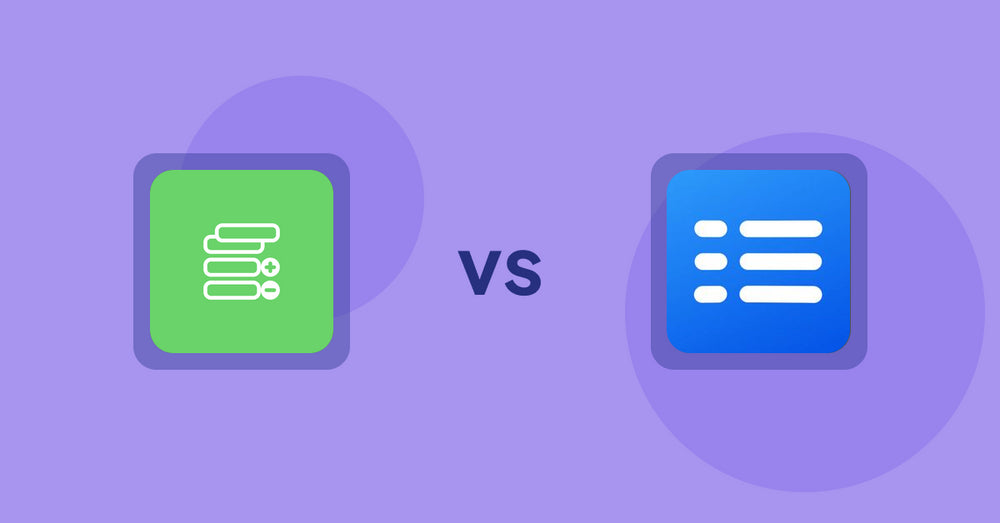 Shopify Metafield Apps: Bonify Custom Fields vs Easy Specification Table