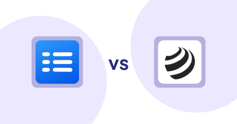 Shopify Metafield Apps: Easy Specification Table vs CustomVogue