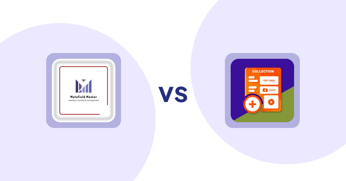 Shopify Metafield Apps: Metafield Master vs. Collection Additional Fields