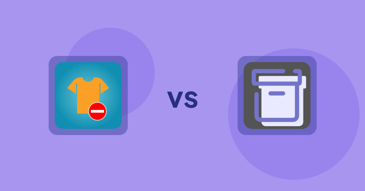 Shopify Product Display Apps: Products Unavailable vs Shelfify