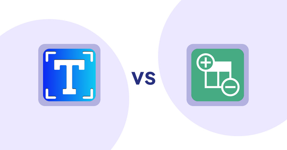 Shopify Metafield Apps: Textbox & Textfield by Textify vs SWT Products Custom Fields