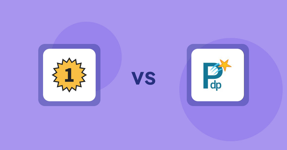 Shopify Product Display Apps: UR: Smart Ranking vs PDP Star