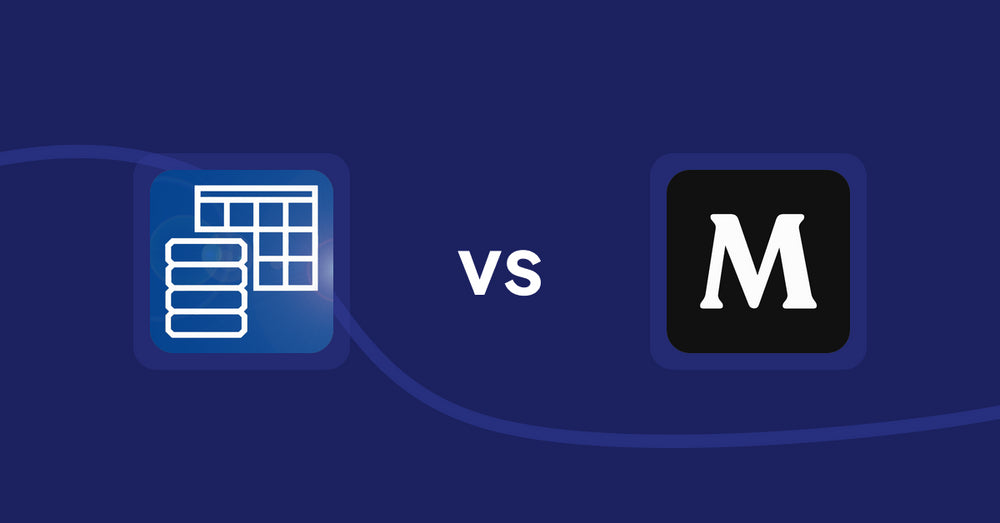 Shopify Metafield Apps: TablePress ‑ Data Tables vs Native Metafields