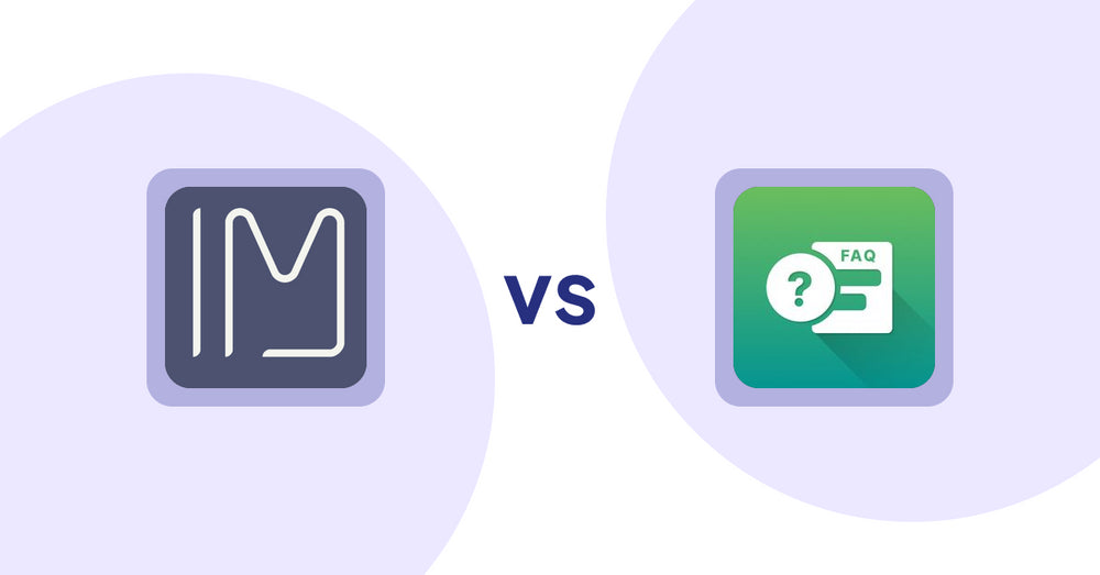 Shopify Product Display Apps: Imersian ‑ Interior Visualizer vs FAQ Expert: Product FAQ