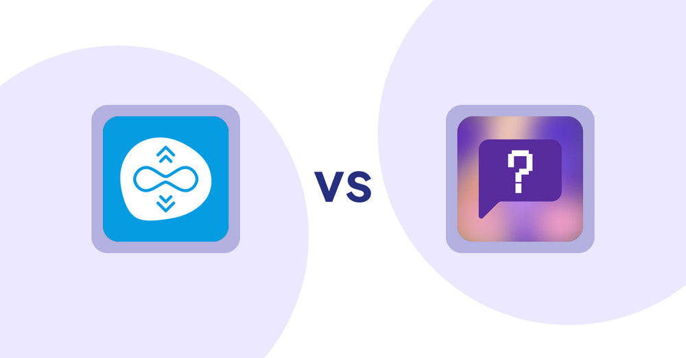 Shopify Product Display Apps: Scroll Freely: Infinite Scroll vs FAQbucket ‑ Help Center & FAQ